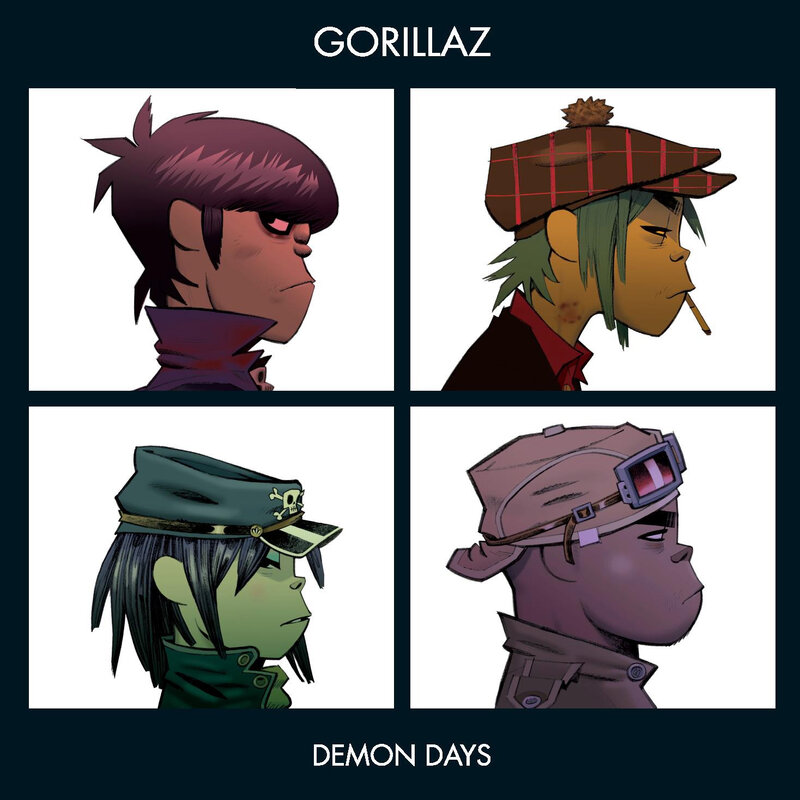 Gorillaz Demon Days artwork