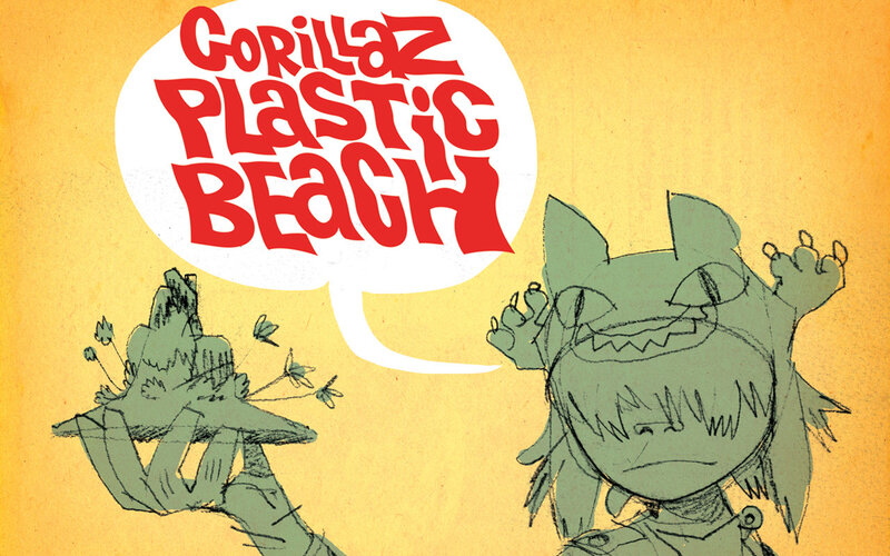 Gorillaz Plastic Beach artwork