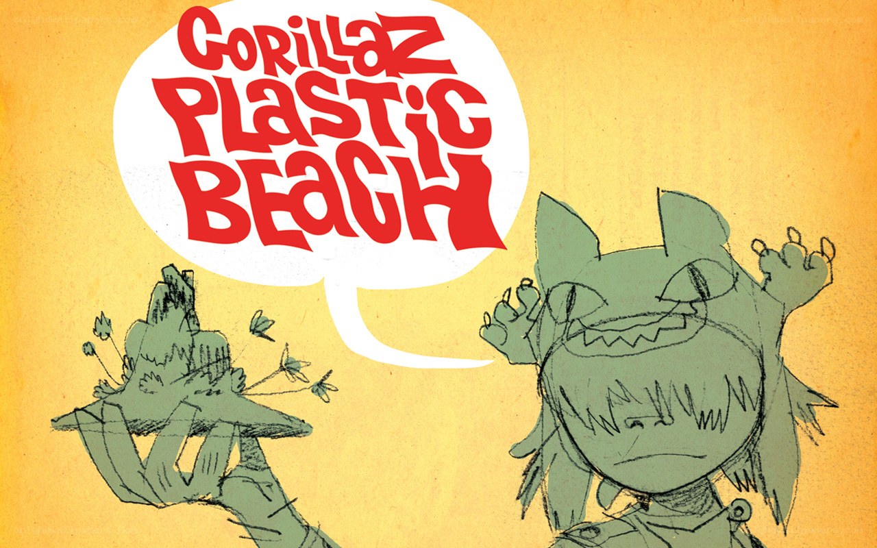 Gorillaz Plastic Beach artwork