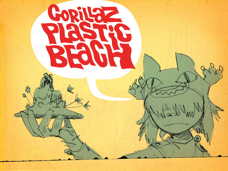 Gorillaz Plastic Beach artwork
