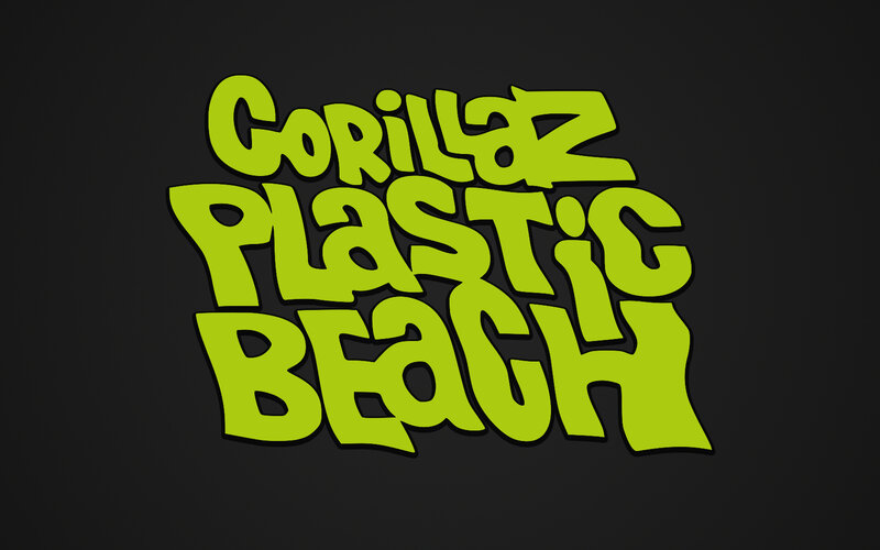 Gorillaz Plastic Beach logo