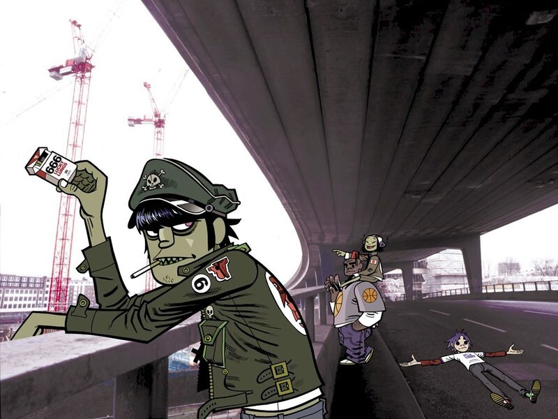 Gorillaz under the bridge