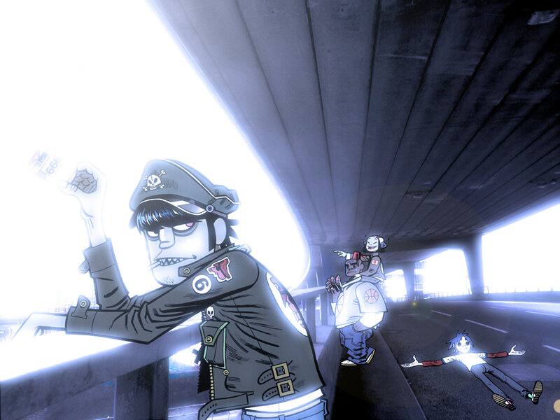 Gorillaz under the bridge