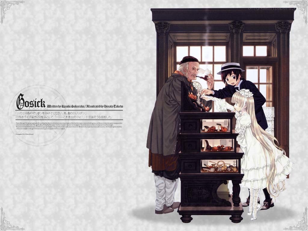 Gosick book cover illustration