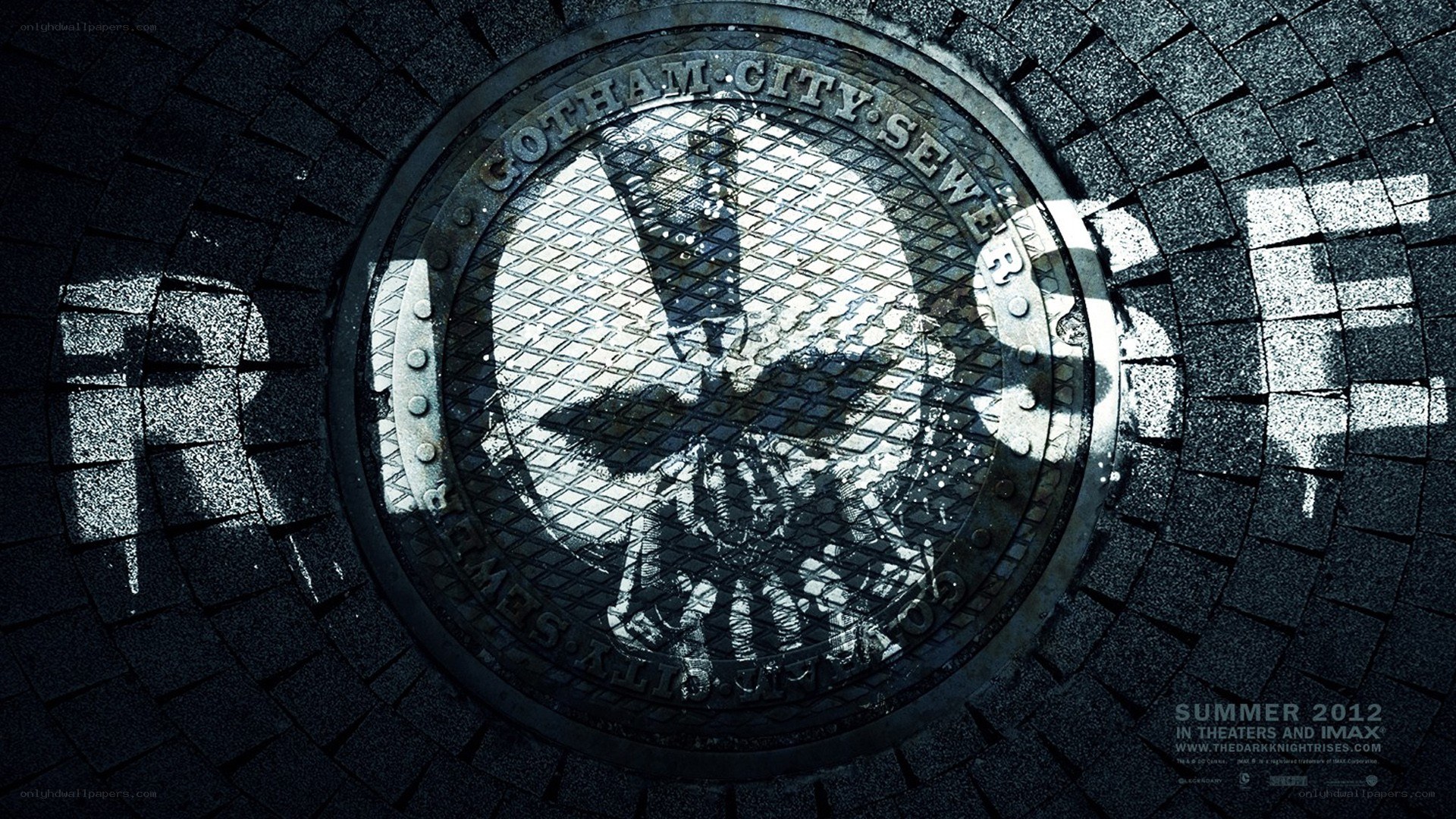 Gotham City Sewer Manhole