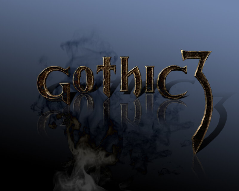 Gothic 3 logo with smoke