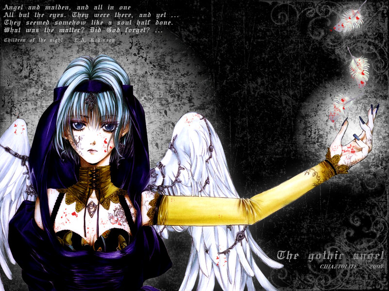 Gothic Angel with Wings