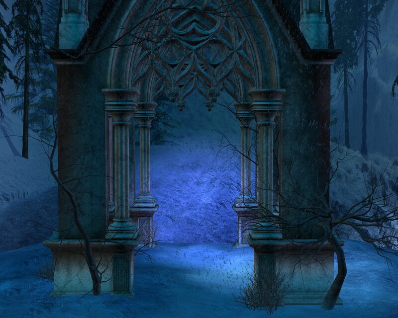 Gothic Arch in Snow