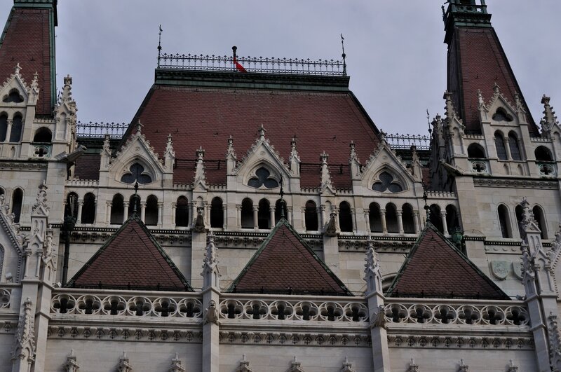 Gothic architecture of a historic building