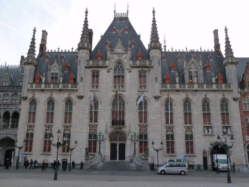 Gothic Building Facade — Gray, Neutral