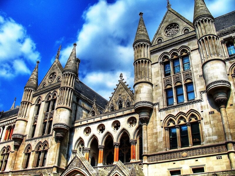 Gothic building with spires