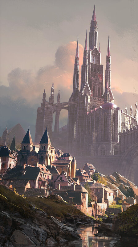 Gothic Castle and Town