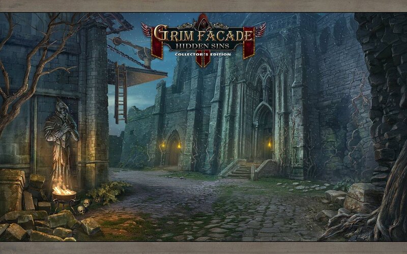 Gothic Castle Courtyard — Gray