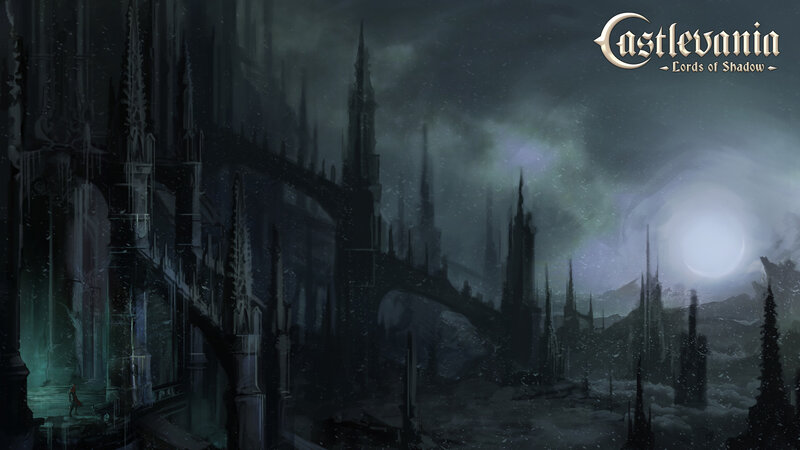 Gothic Castle Ruins — Gray, Dark, Ominous