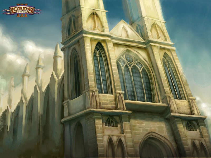 Gothic cathedral artwork