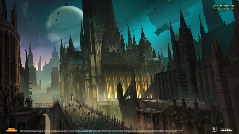 Gothic Cathedral City — Green