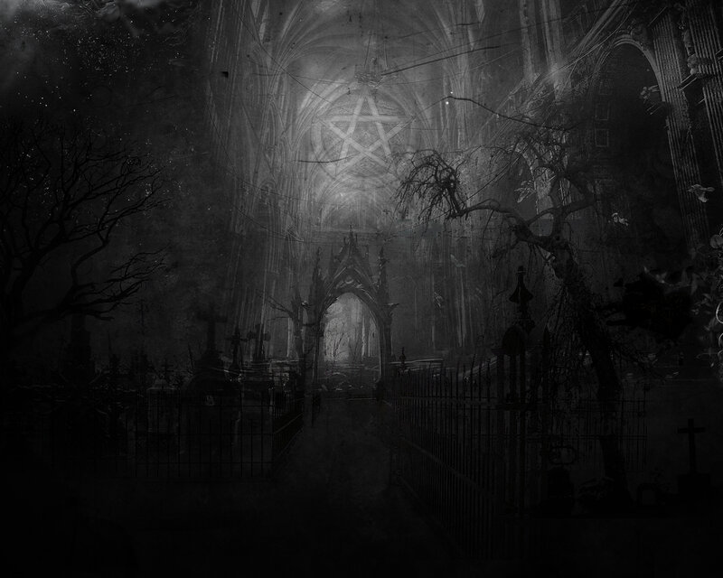 Gothic cathedral in decay