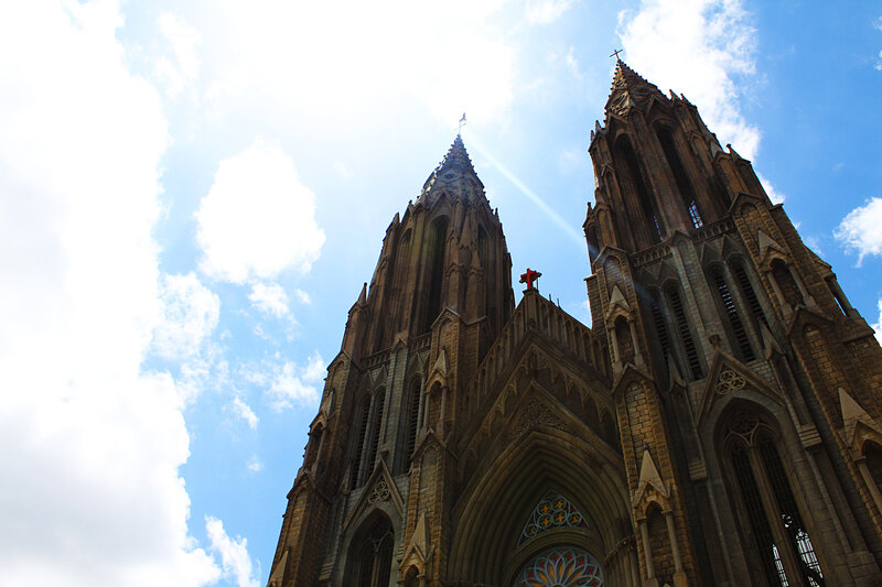 Gothic Cathedral Towers