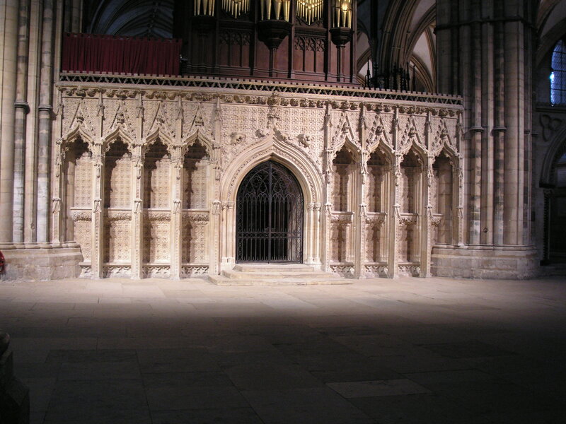 Gothic chapel in a cathedral