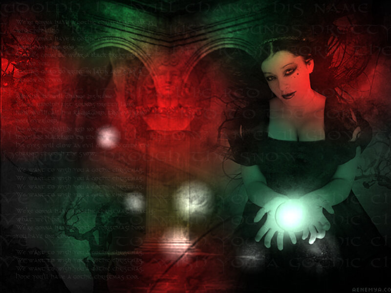 gothic christmas wishes