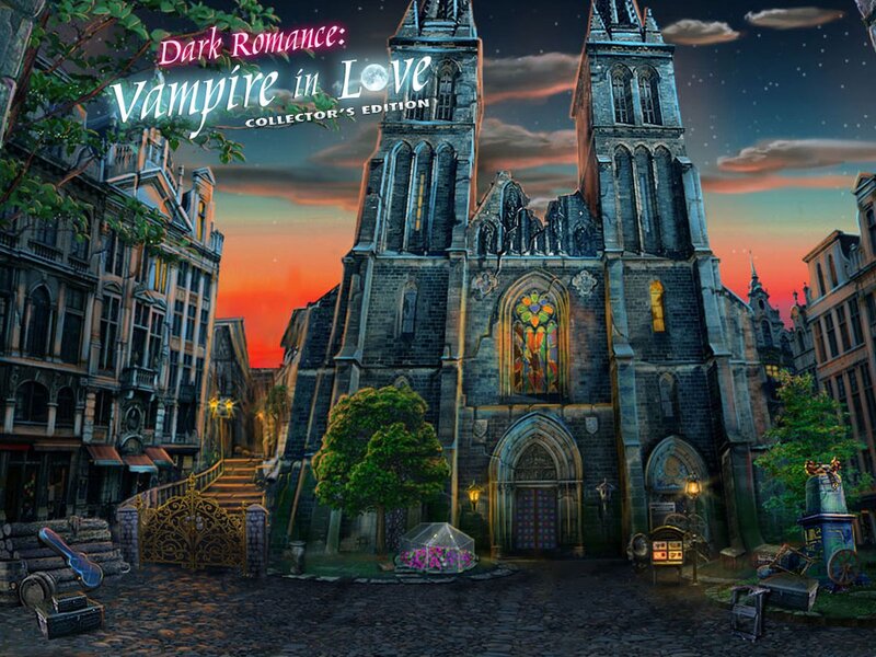 Gothic Church at Dusk — Gray