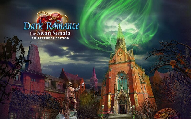 Gothic Church at Night — Green