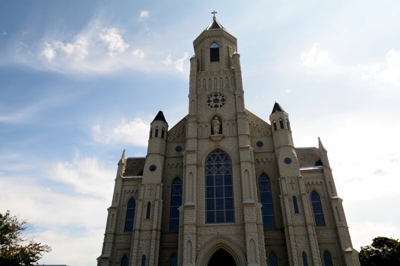 Gothic Church Building — Beige