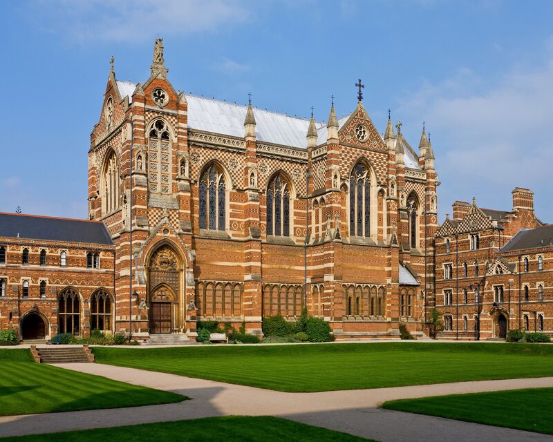 Gothic Church Building — Red