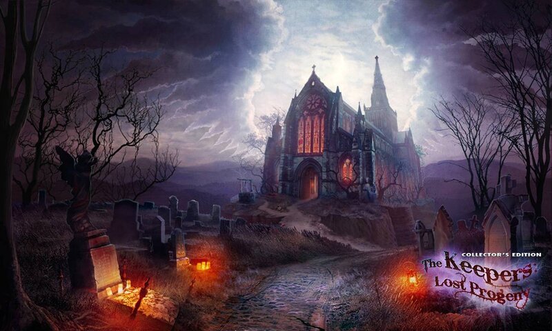 Gothic Church in Cemetery