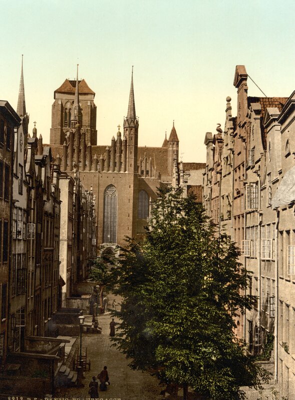 Gothic church in old town