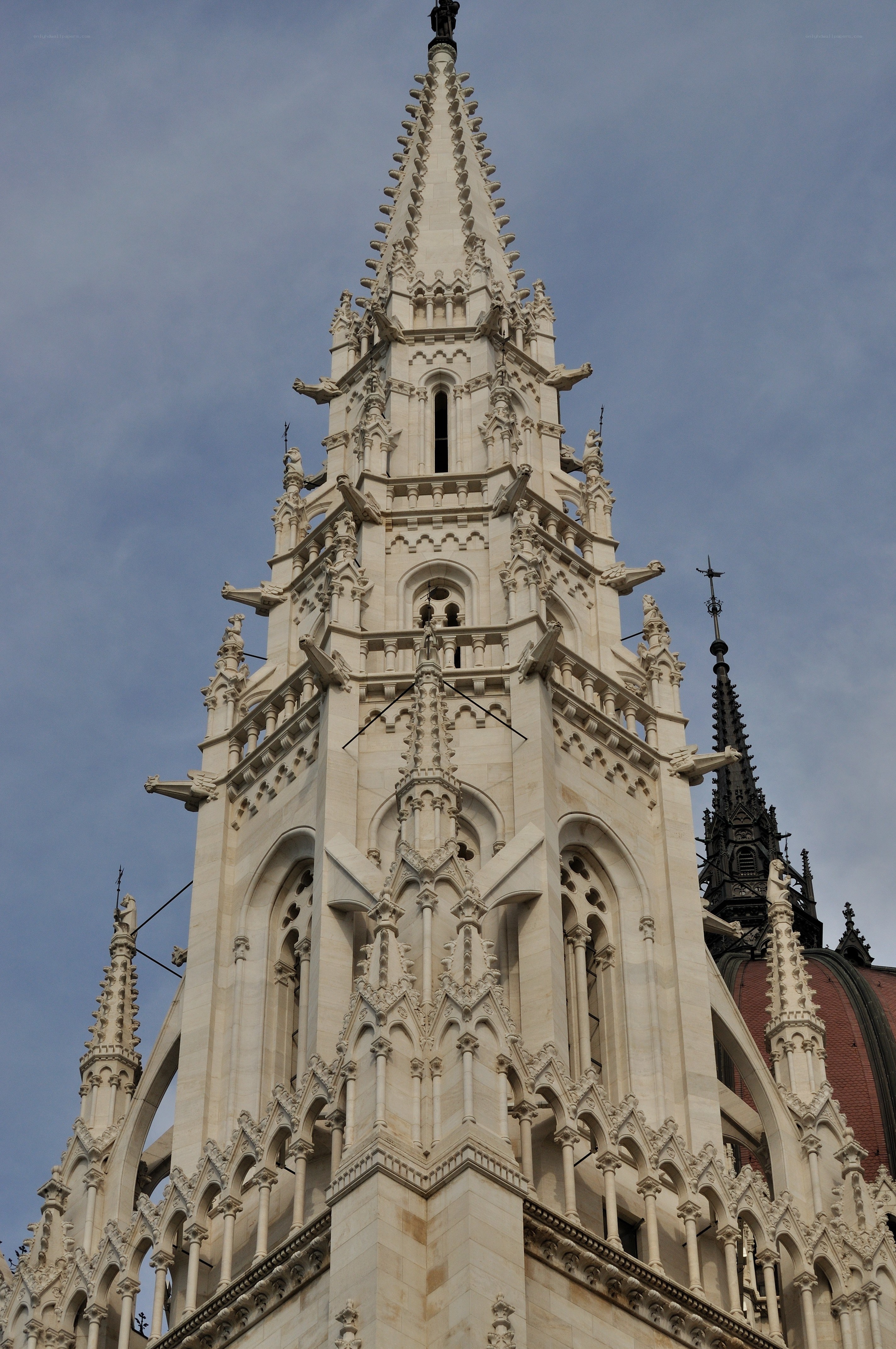 Gothic church spire