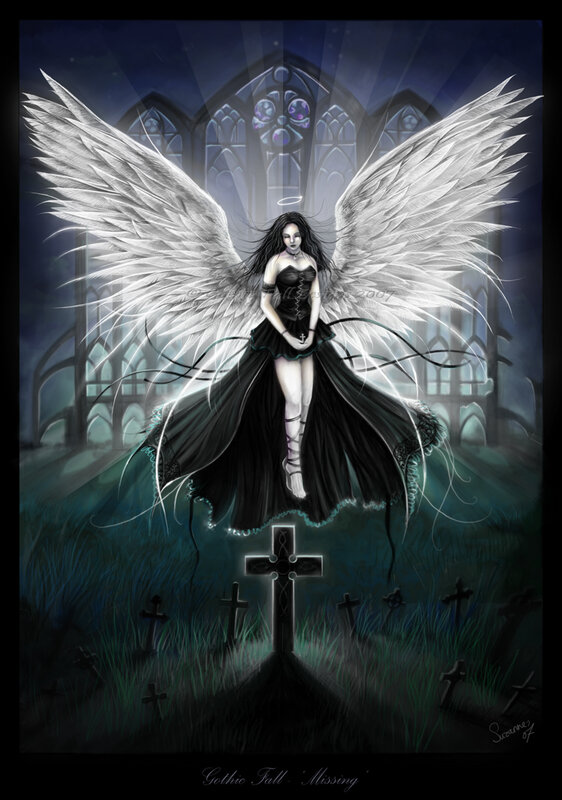 Gothic Fallen Angel