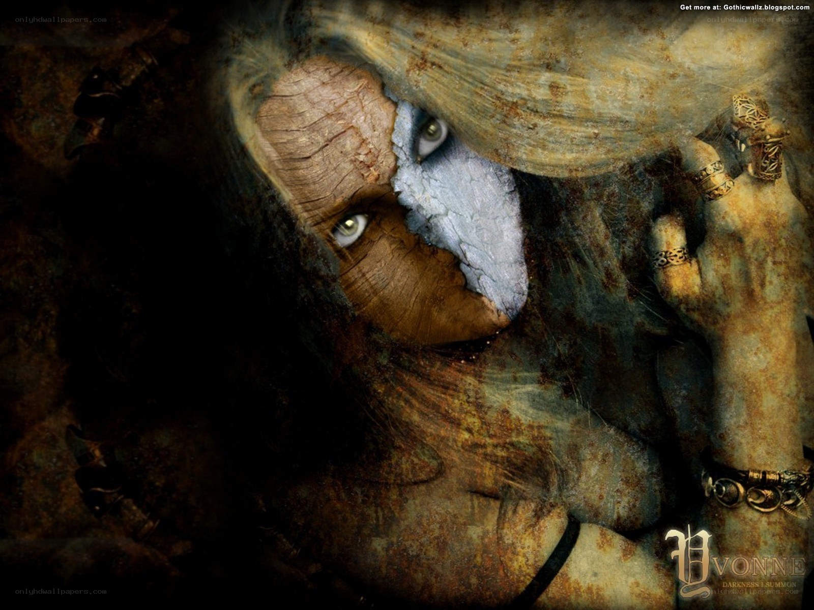 Gothic fantasy character art