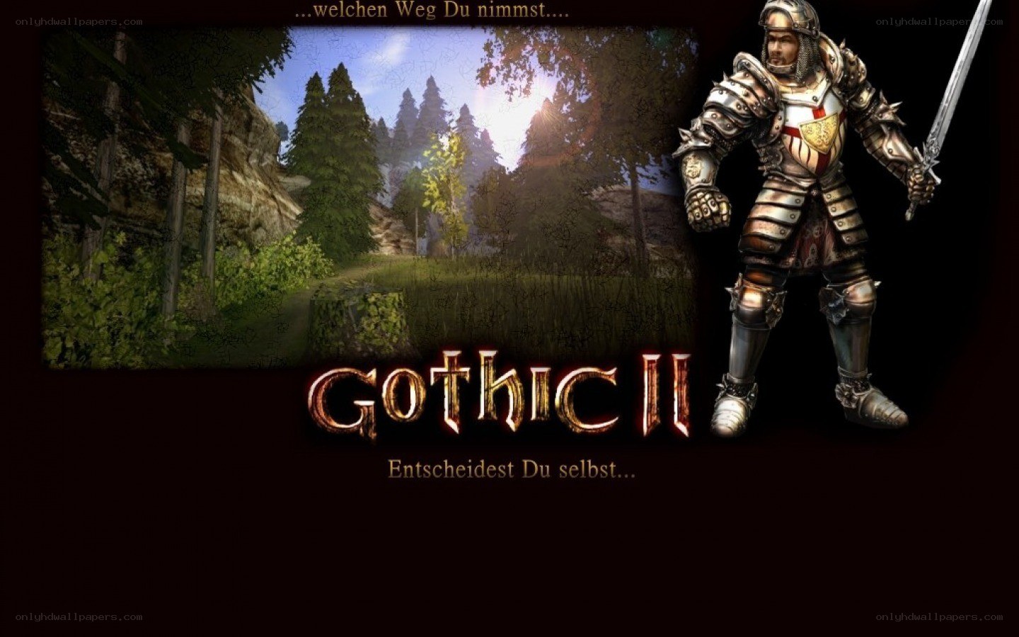 Gothic II game title screen