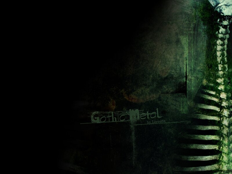 Gothic metal artwork