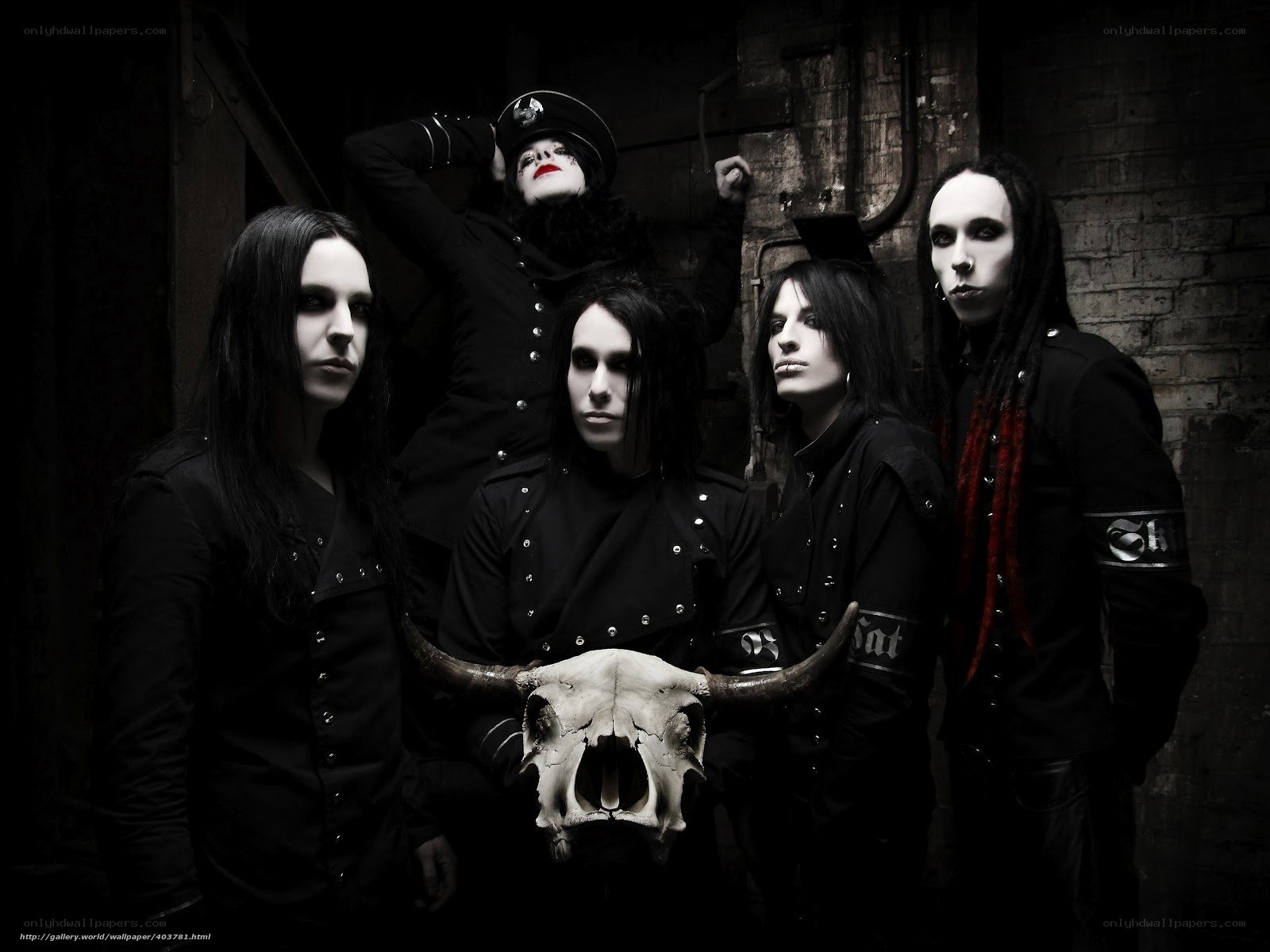 gothic metal band portrait