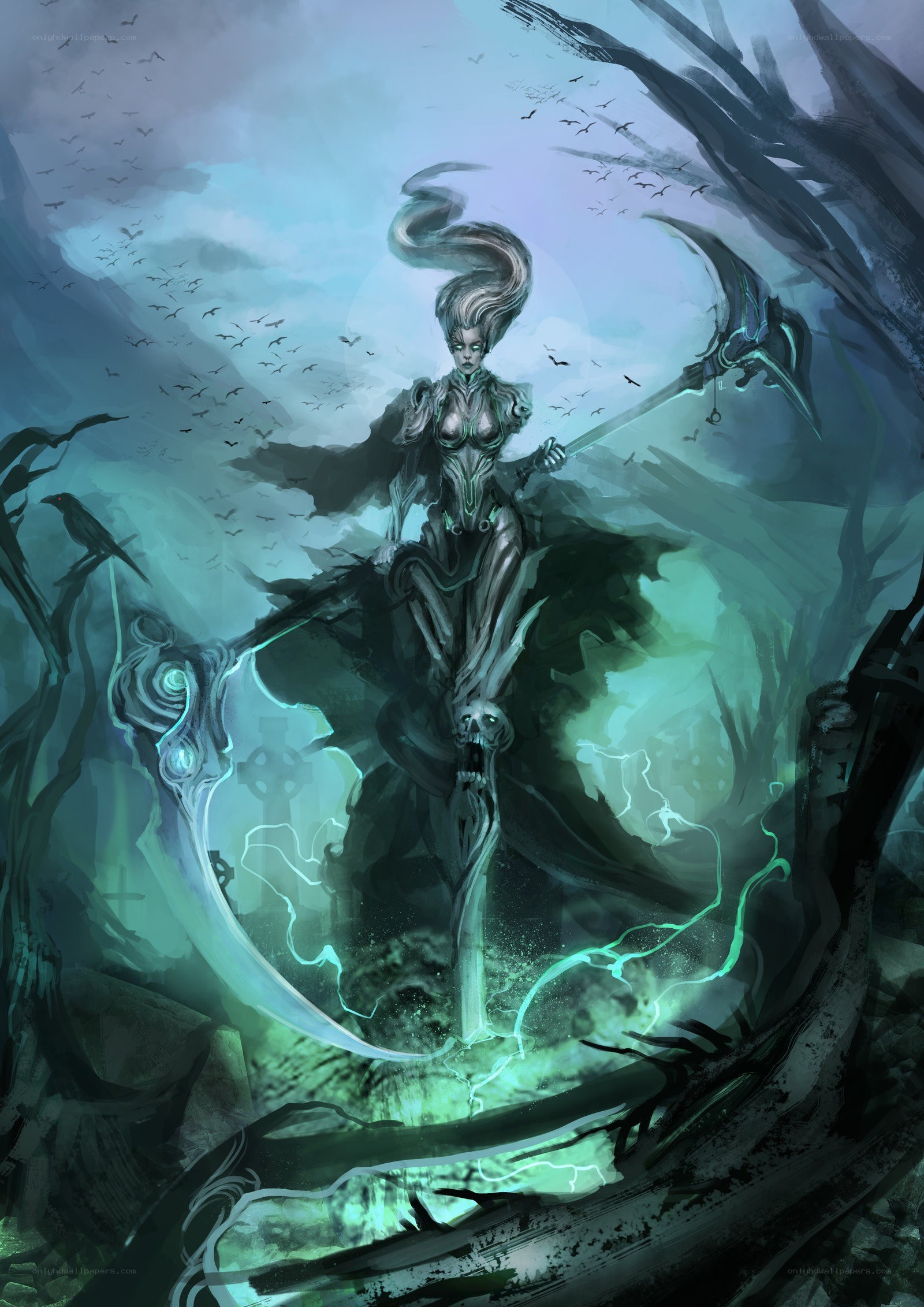 Gothic reaper warrior