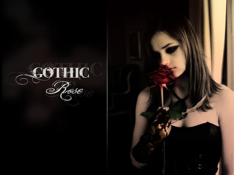 Gothic Rose Portrait