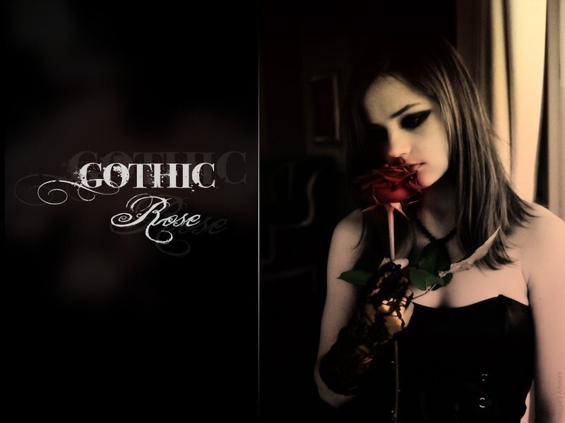 Gothic Rose Portrait