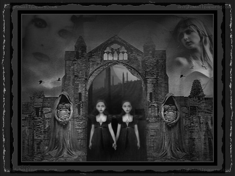 Gothic sisters in ruins