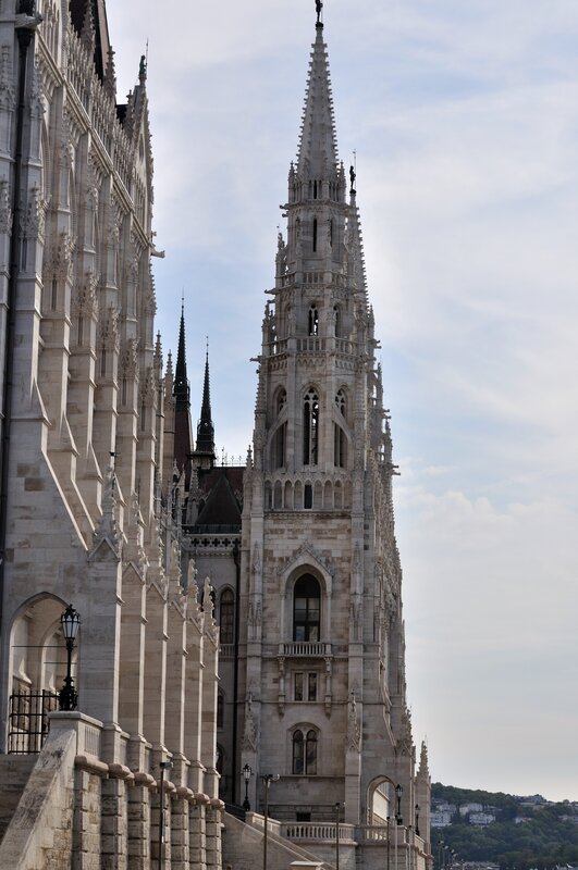 Gothic spire of a grand building