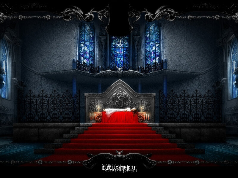 Gothic throne room