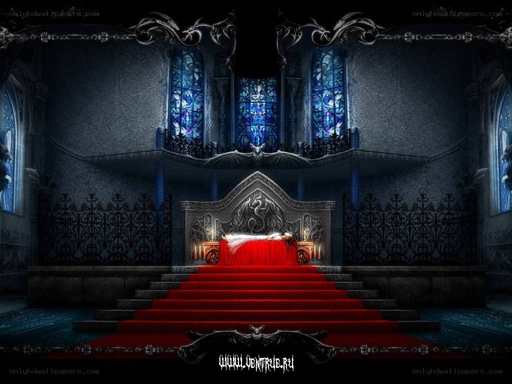 Gothic throne room
