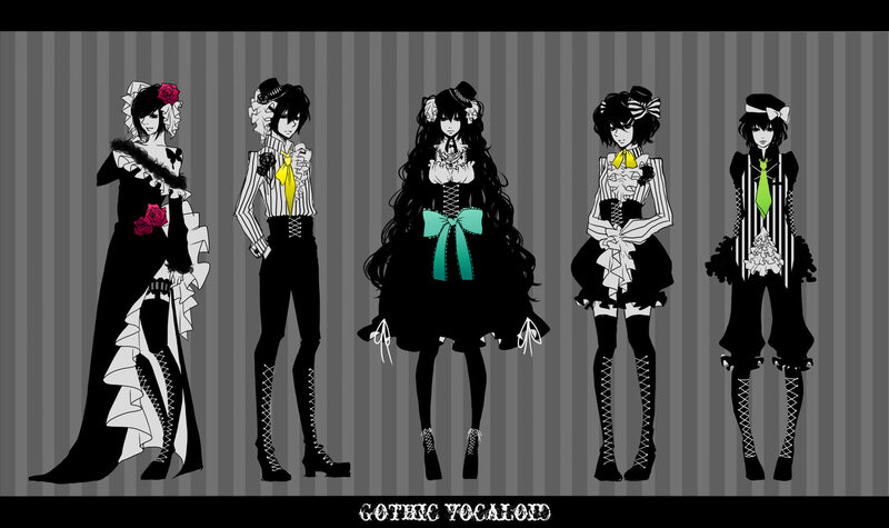 Gothic Vocaloid characters