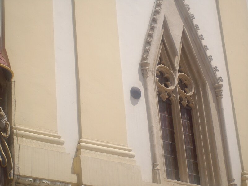 Gothic window on a building