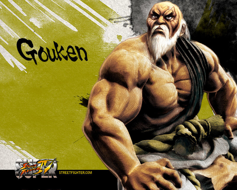 Gouken from Street Fighter IV