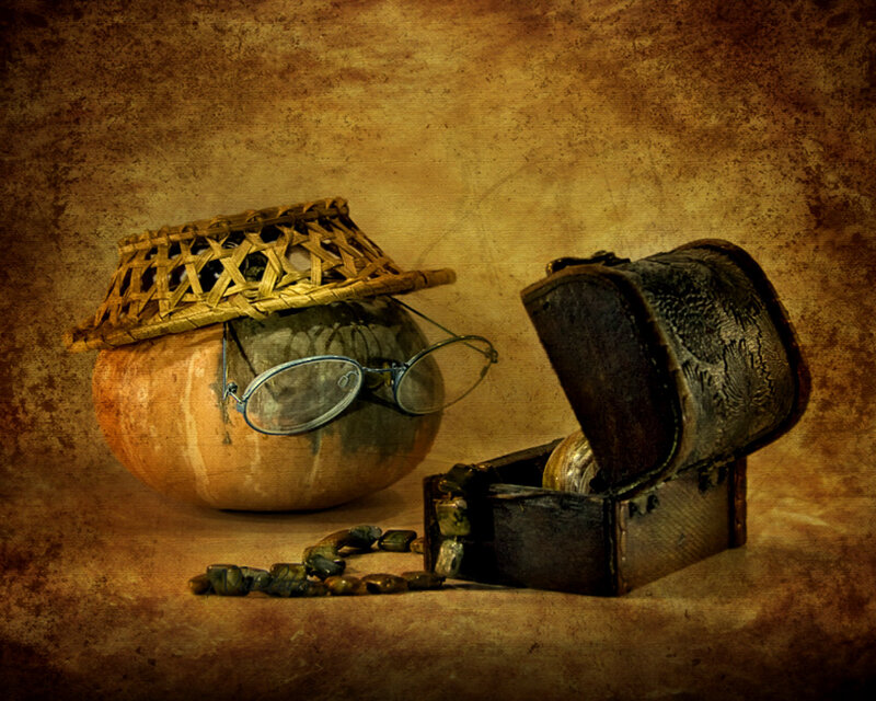 Gourd with Glasses