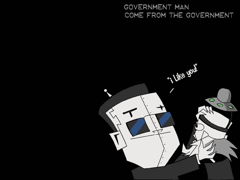 government man cartoon