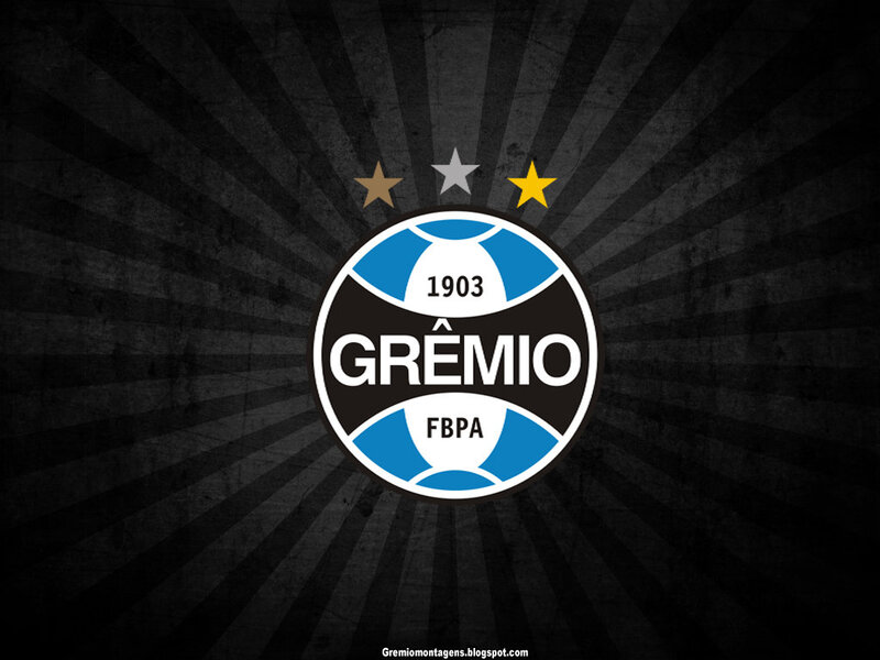 Grêmio Football Club Logo — Black, Dramatic