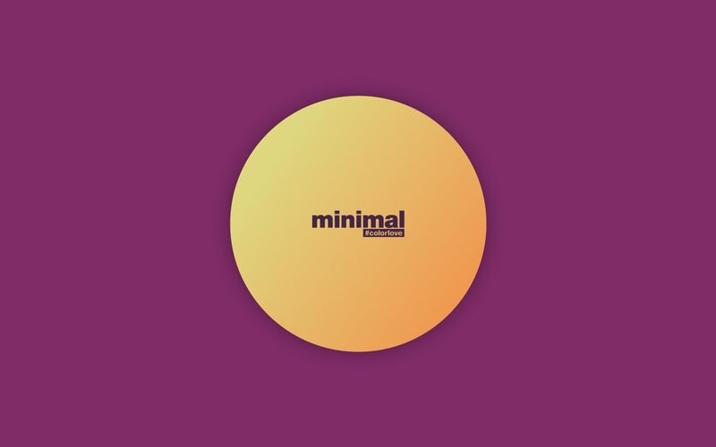 Gradient Circle on Purple